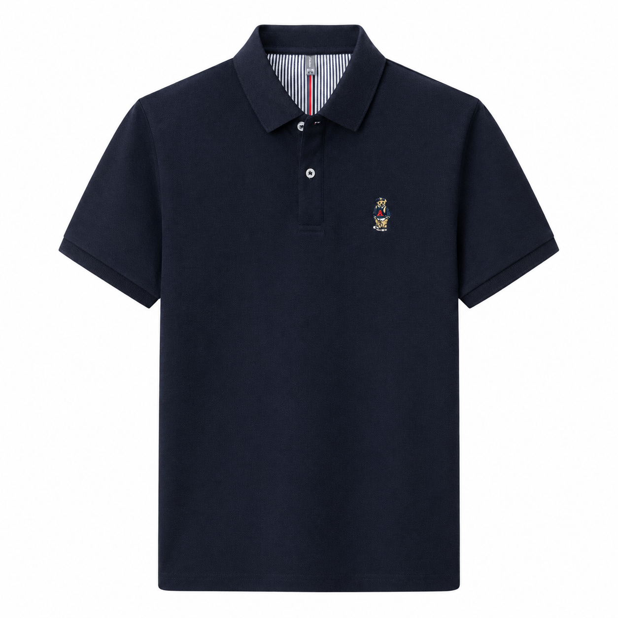 Contrast Placket Polo Shirt