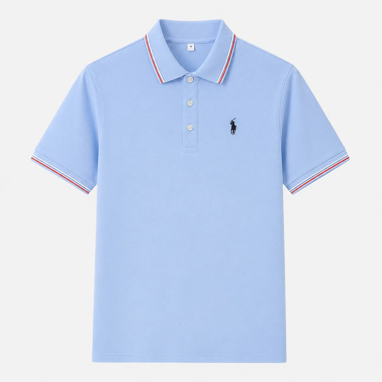 Contrast-Trim Polo Shirt