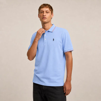Contrast-Trim Polo Shirt