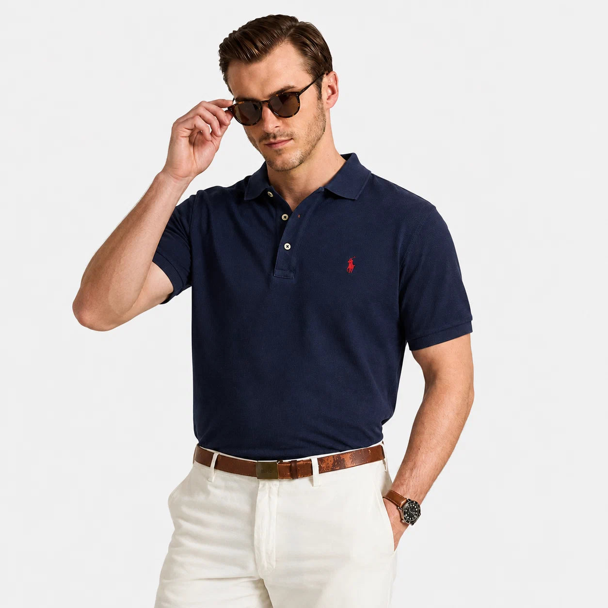 Short-sleeve polo shirt