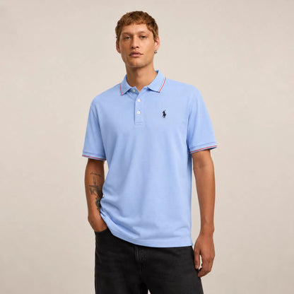 Contrast-Trim Polo Shirt