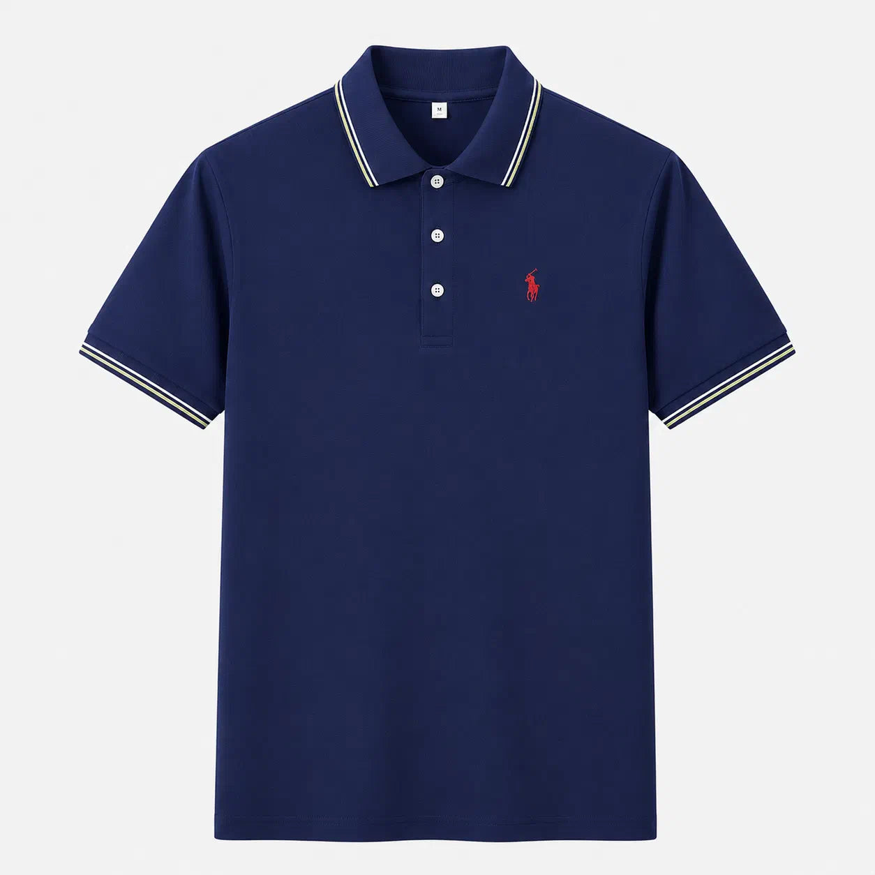 Contrast-Trim Polo Shirt