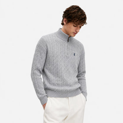 Long-sleeve polo shirt