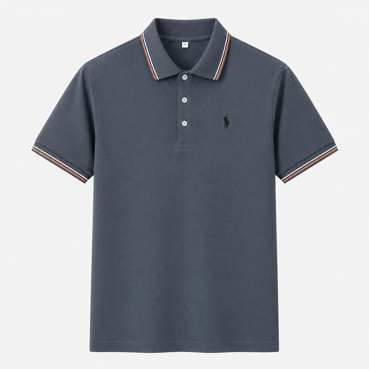 Contrast-Trim Polo Shirt