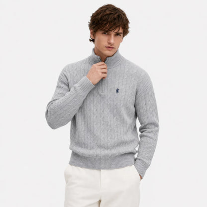 Long-sleeve polo shirt