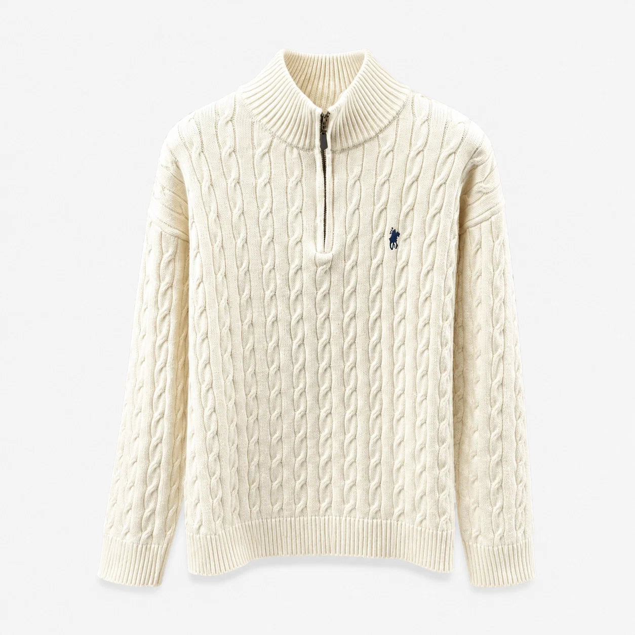Long-sleeve polo shirt