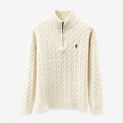Long-sleeve polo shirt