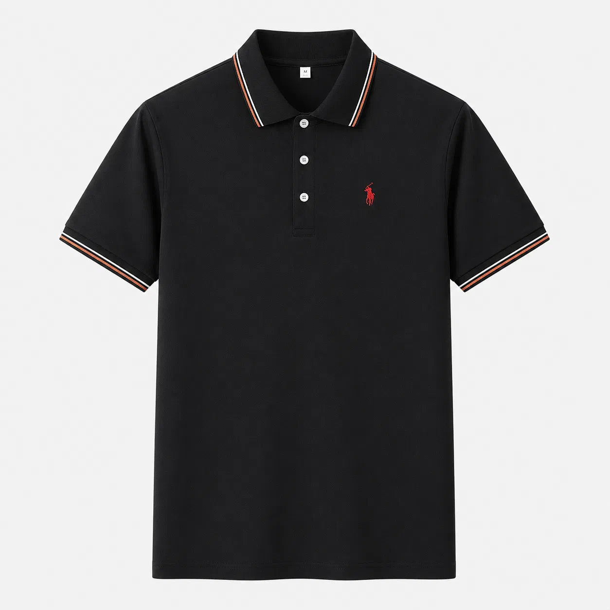 Contrast-Trim Polo Shirt