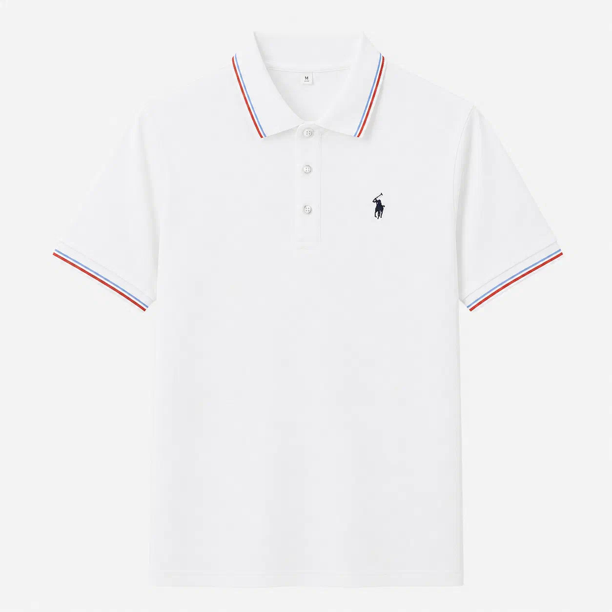 Contrast-Trim Polo Shirt