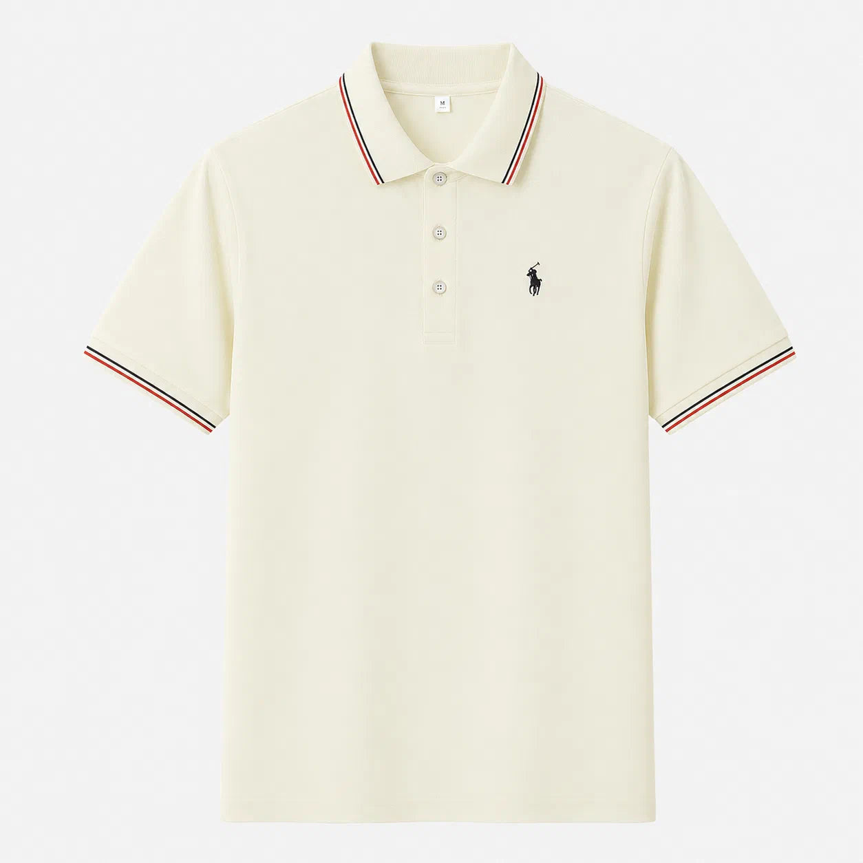 Contrast-Trim Polo Shirt