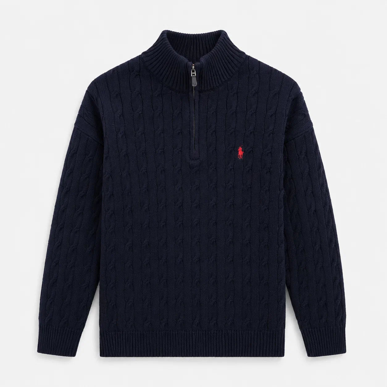 Long-sleeve polo shirt