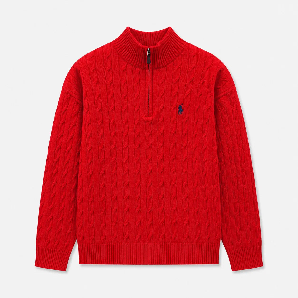 Long-sleeve polo shirt