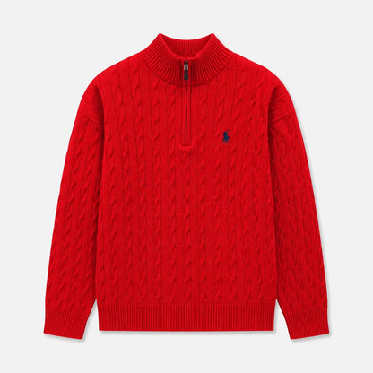 Long-sleeve polo shirt