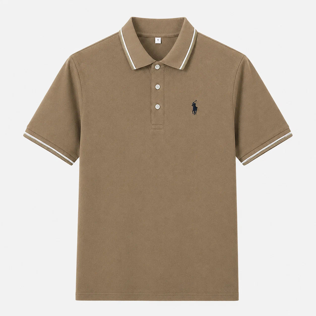 Contrast-Trim Polo Shirt