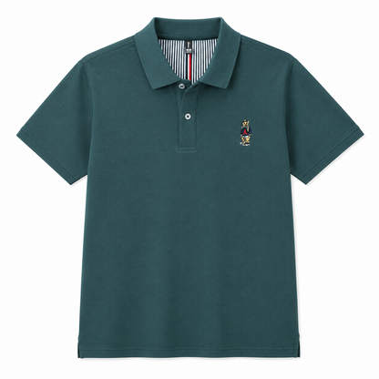 Contrast Placket Polo Shirt