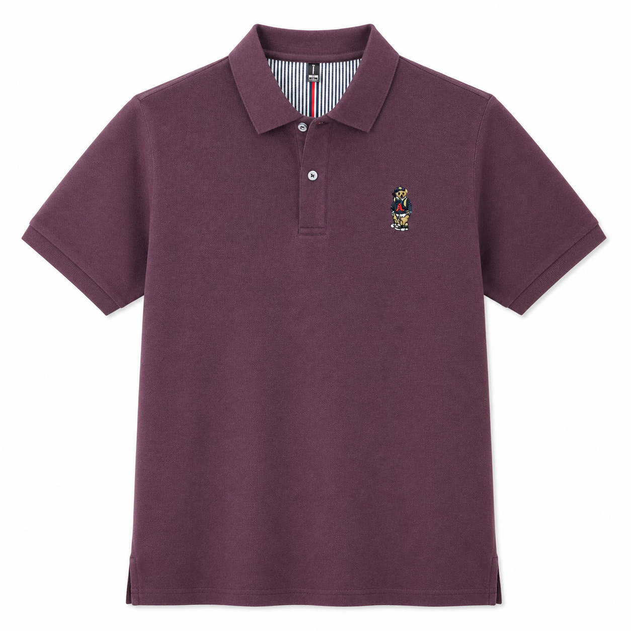 Contrast Placket Polo Shirt