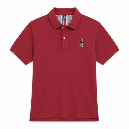 Contrast Placket Polo Shirt