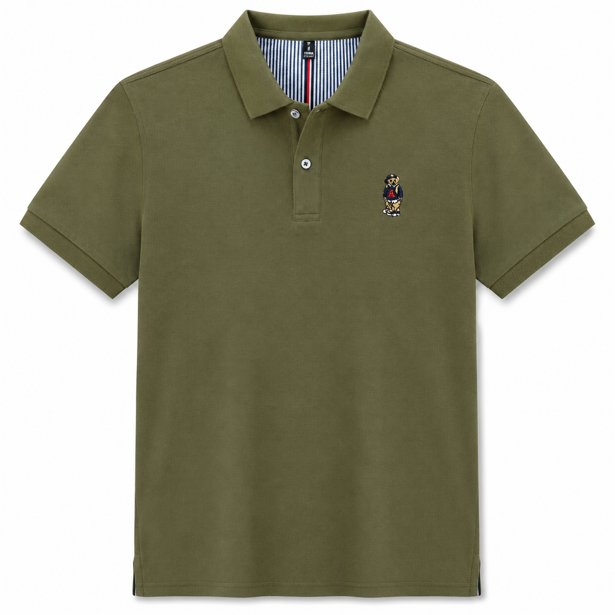 Contrast Placket Polo Shirt