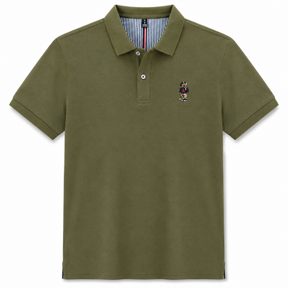 Contrast Placket Polo Shirt