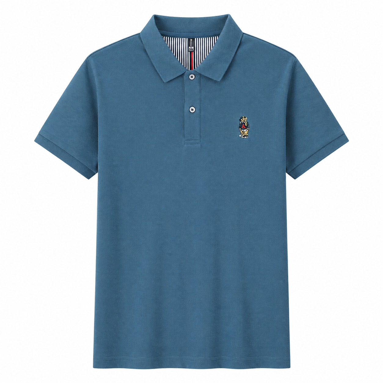 Contrast Placket Polo Shirt