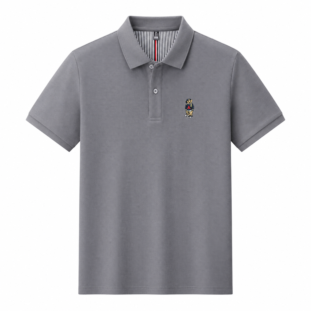 Contrast Placket Polo Shirt