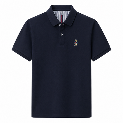Contrast Placket Polo Shirt