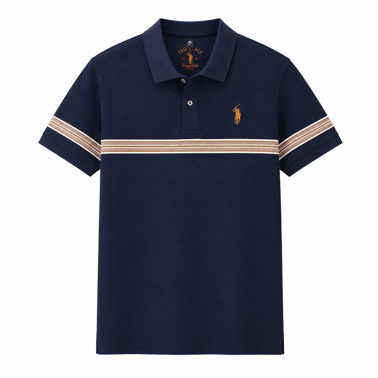 Chest Band Polo Shirt