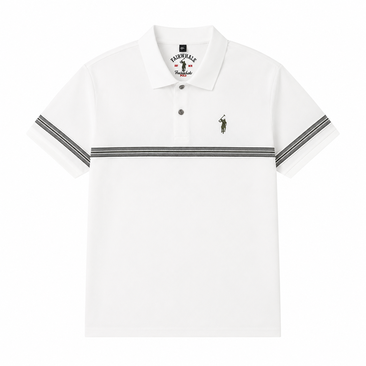 Chest Band Polo Shirt