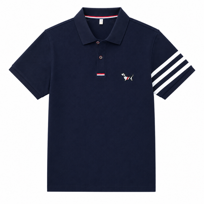 Arm-Stripe Polo Shirt