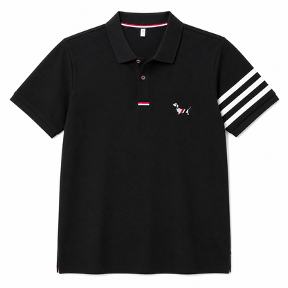 Arm-Stripe Polo Shirt
