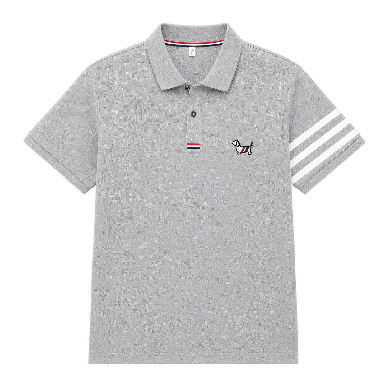 Arm-Stripe Polo Shirt