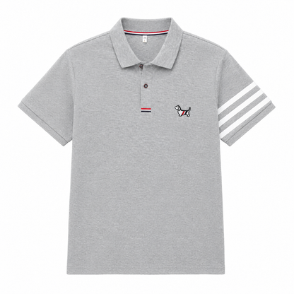 Arm-Stripe Polo Shirt