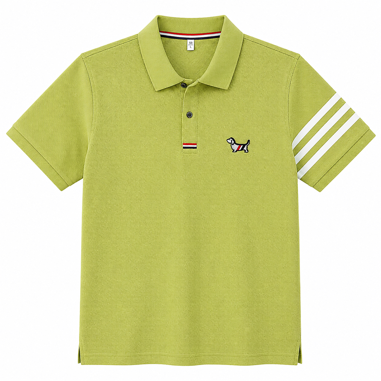 Arm-Stripe Polo Shirt
