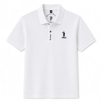 Minimal Logo Polo Shirt