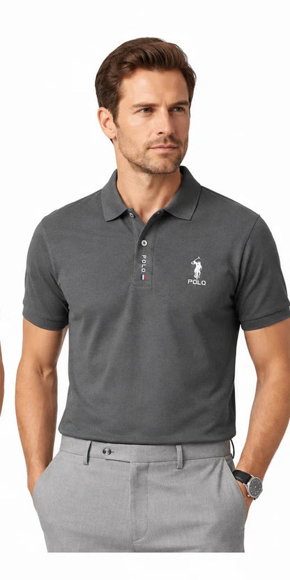 Minimal Logo Polo Shirt